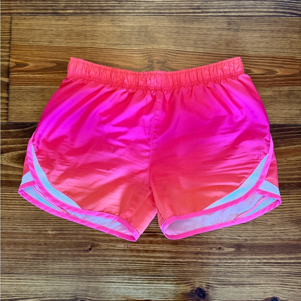 Old Navy Pink Athletic Shorts with Elastic Waistband